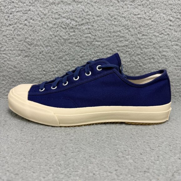 Moonstar Gym Classic Mens 7 Shoes Dark Blue White Fine Vulcanized Japan Sneakers - Picture 2 of 9